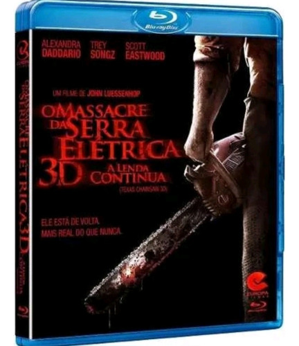 Blu-ray O Massacre Da Serra Elétrica A Lenda Continua 3d (Usado)
