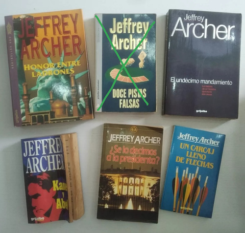 Libros Del Autor Jeffrey Archer Varios, Usados
