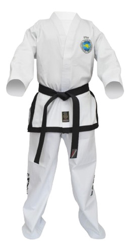 Dobok Dan Logo Estampado Itf Taekwondo Granmarc Oficial