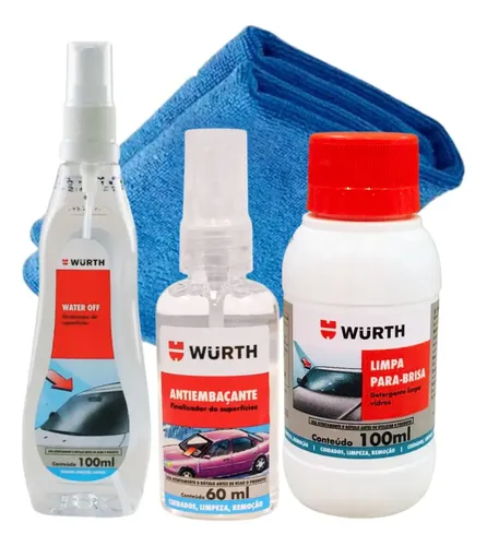 Antiembaçante Limpa Parabrisa Water Off Cristalizador + Pano