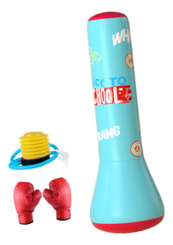 Saco De Pancadas Infantil Saco Pesado Com Luvas De 120cm