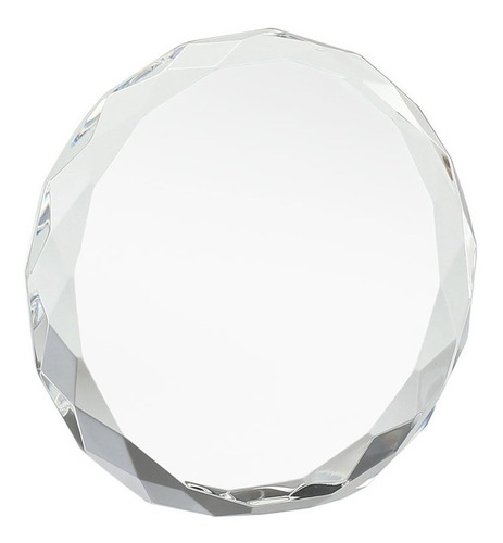 Imagen 1 de 1 de Trofeo Cristal Diamond, Ø 12.5 X 3 Cm, 1 Und