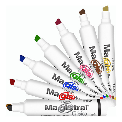 Magistral Clasico Estuche Con 8 Colores Surtidos Azor Magist