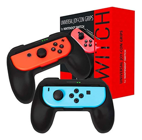Orzly Grips Compatible Con Nintendo Switch Joycons Para Extr