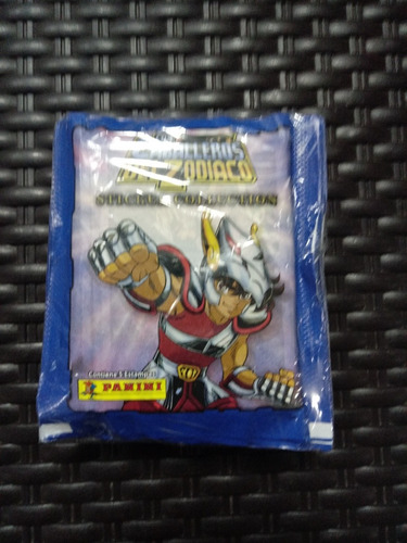 Paqueton Panini Caballeros Del Zodiaco