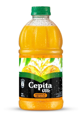 Imagen 1 de 5 de Jugo Cepita Del Valle Naranja 1 Litro Botella Plastico X1 Un