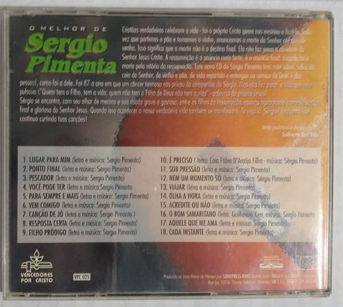 Cd O Melhor De Sergio Pimenta
