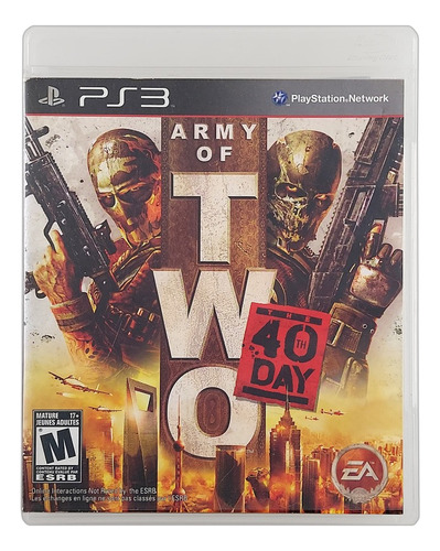 Army Of Two 40th Day Original Playstation 3 Ps3