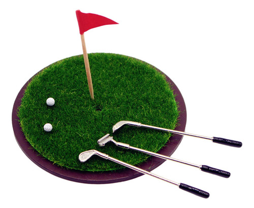1: 6 Y 1:12 Mini Golf Golf Set Golfing Club Kit, Accesorios