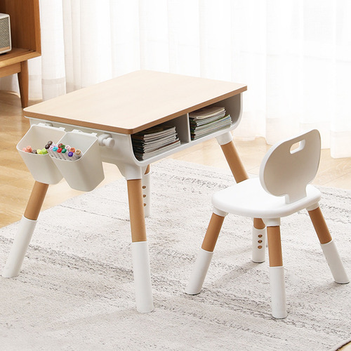 Juego De Silla De Escritorio De Estudio Ajustable Para Niños