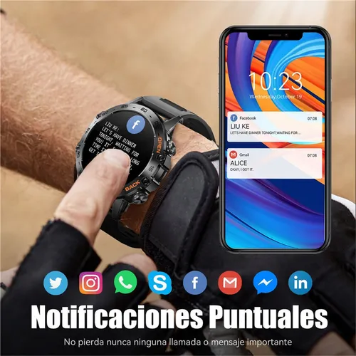 Dsv Reloj Inteligente Multifuncional Para Hombre