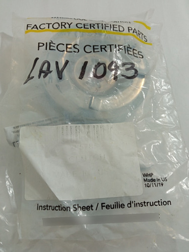 Imagen 3 de 4 de Clutch Completo Lavadora Whirlpool Original