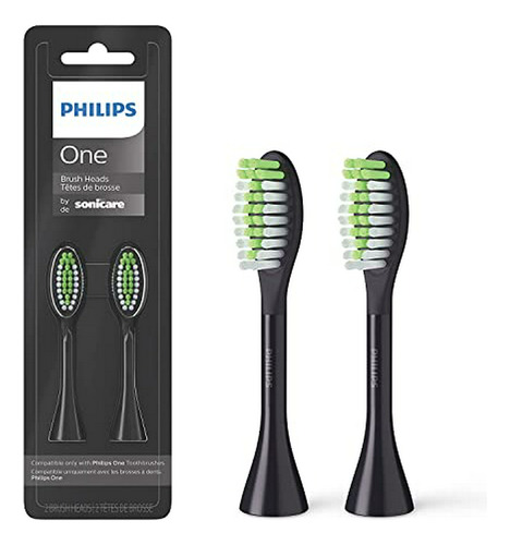 Cepillo  One By Sonicare, 2 Cabezales, Negro.