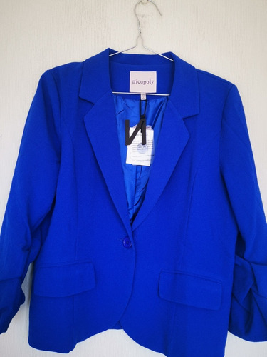 Blazer Nicópoli -nuevo Total -top Moda -súper Precio