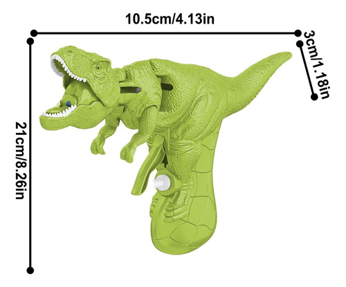 Juguete De Pistola De Agua De Dinosaurio De 3 Piezas