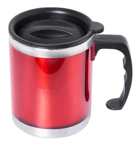 Vaso Taza Térmica Plástico Acero Inoxidable Practica Piu