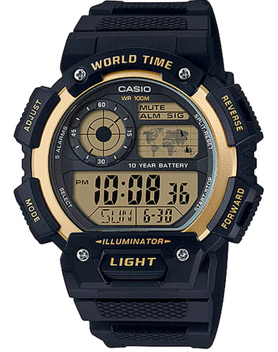 Relógio Casio Masculino Ae-1400wh-9avdf Nfe Original