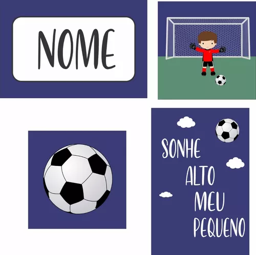 Quadro Decorativo Infantil Decorativo Infantil - Futebol (11)