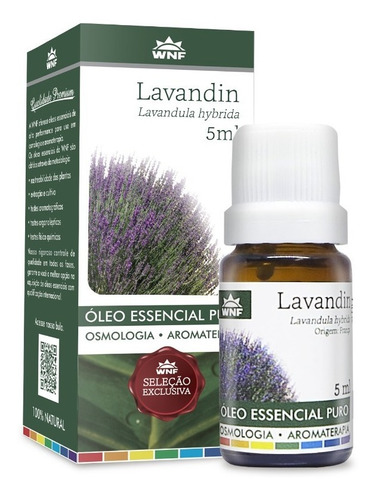 Óleo Essencial Puro Lavandin Wnf - 5ml Tipo De Embalagem Vidro Fragrância Lavanda