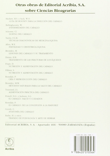 Davies Morel: Fisiología De La Reproducción De Los Équidos