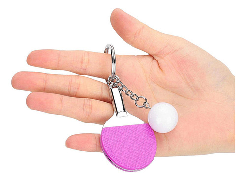 Llavero De Tenis De Mesa Llavero De Pong Decoración De Llave