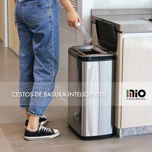 Cesto De Basura Tacho Automático Para Residuos 30 L Oficina