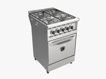 Comprar Cocina 4 Hornallas 55 Cm Versátil Eco Fornax Pta Acero