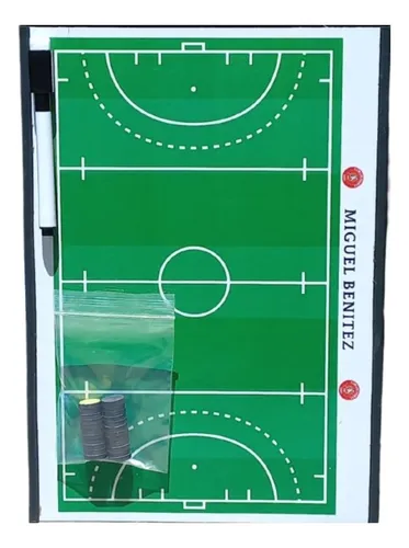 comprar Pizarra Tactica Hockey Personalizada Magnetica Apta Fibron