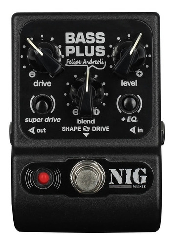 Pedal Nig Bass Plus Signature Felipe Andreoli