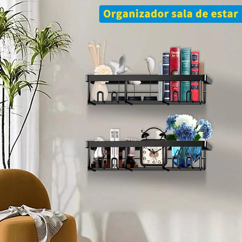 Set De 7 Estantes Para Organizar Regaderas De Baño Con Adhes