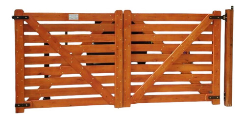 Puertas Portones Tranqueras En Madera Dura A Medida X M2
