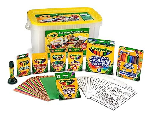 Crayola Crayones  Crayola Super Art Kit Para Colorear (más D