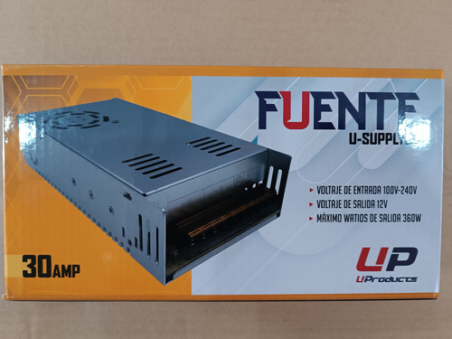 Fuente 12vol / 30amp Uproducts