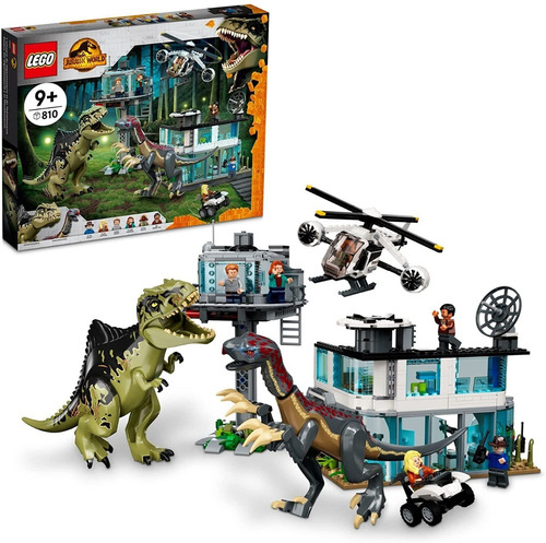 Lego Jurassic 76949 Ataque Del Giganotosaurio Y Therizinosau