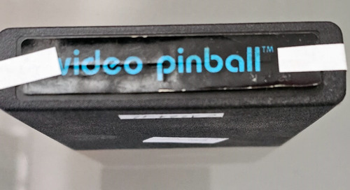 Juego De Atari 2600 Video Pinball Detalle En Etiqueta (Usado)
