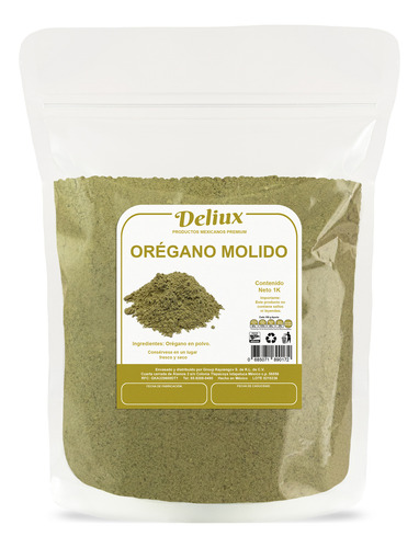 Orégano Molido En Polvo A Granel 1 Kilogramo