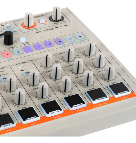 Caja De Ritmos Analógica Arturia Drumbrute Impact 1984 White