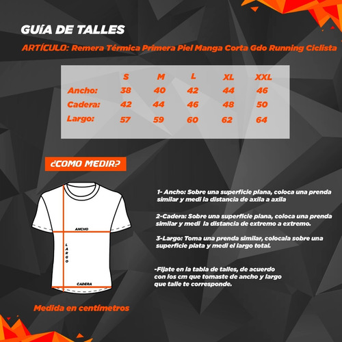Imagen 2 de 3 de Remera Térmica Primera Piel Manga Corta Gdo Running Mujer