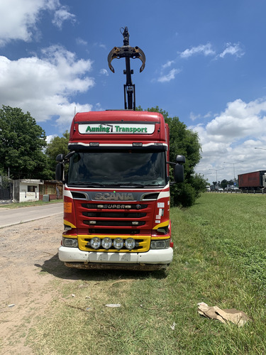 Scania R620 Con Grúa Forestal/ Chatarra