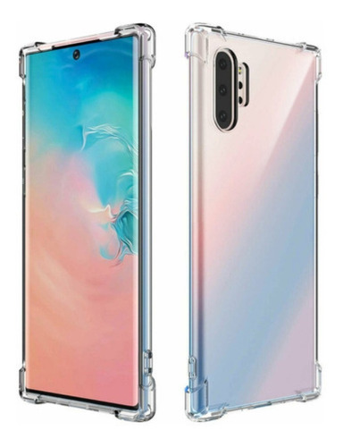 Carcasa Transparente Reforzada Para Samsung Note 10 Plus