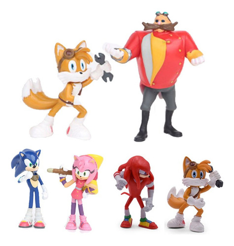 Sonic - 6pcs/set 4st Generation Rare Boom Dr. Eggman Shadow