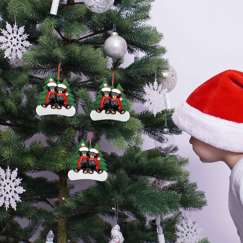 Colgante Navideño De Resina, Navidad, Familia, Navidad