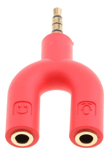 Divisor De Audio Y De 3 Rojo