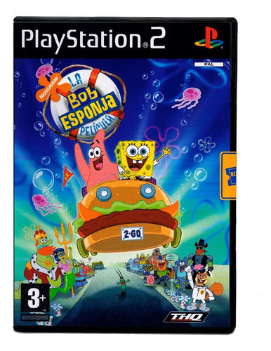 Juego Bob Esponja Atlantis Squarepantis Ps2 - Físico En Caja