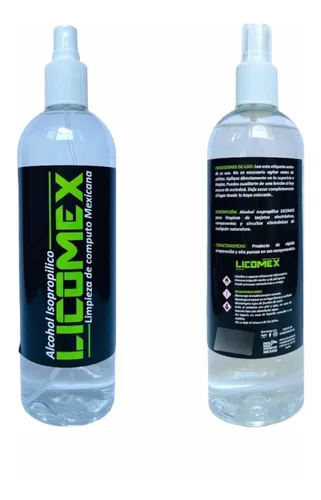 comprar Alcohol Isopropílico 99.8% Puro 500ml. Licomex 