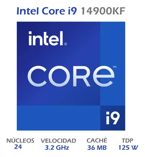 Procesador Intel Core I9 14900kf Lga1700 24 Cores 3.2/5.8ghz