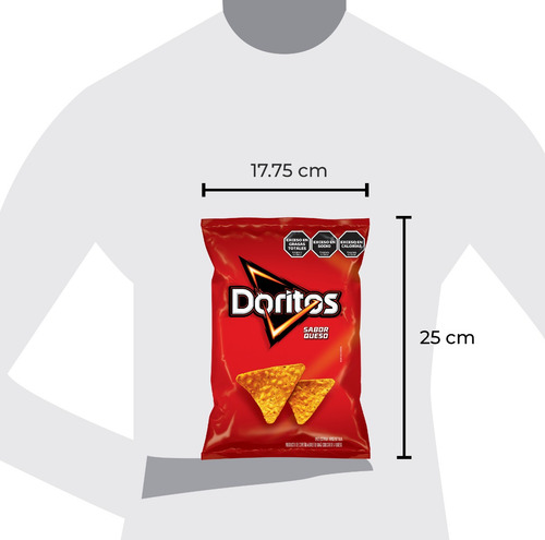 Doritos Queso X77 Gr | Snacks Pepsico Picadas Cumpleaños