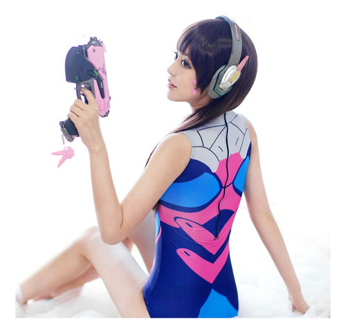Disfraz De Cosplay De Game Ow D.va Diva Mercy Cosplay Sukumi
