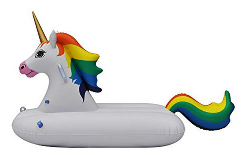 Jet Creations Inflable Unicorn Tube Flotador De Piscina Rida