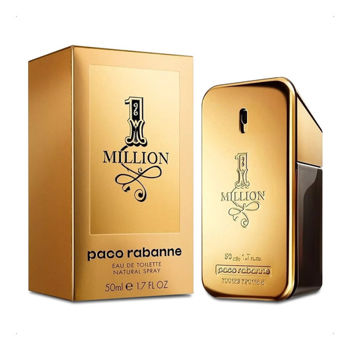 Paco Rabanne One Million Perfume Para Hombre Edt 50ml